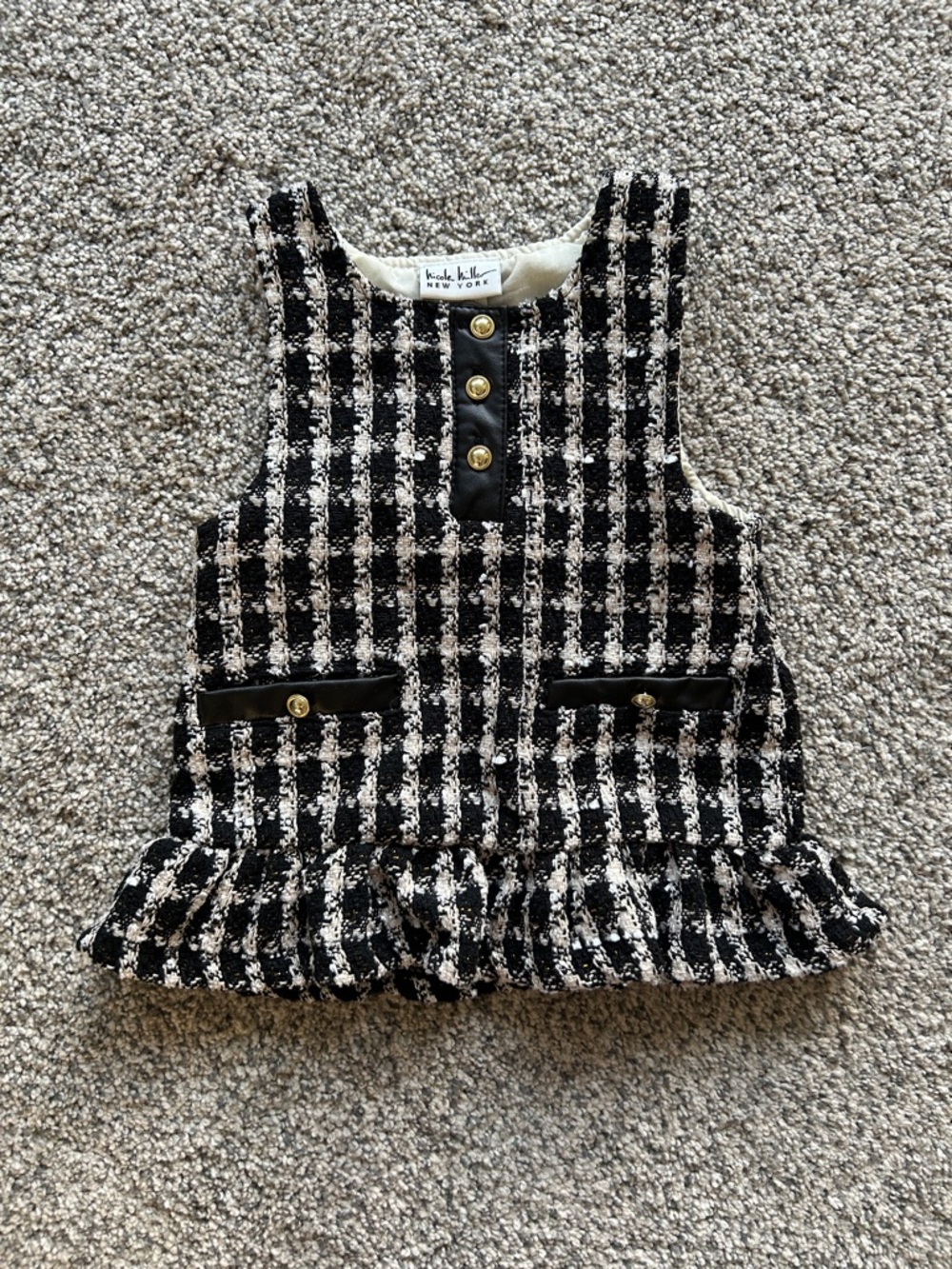 Nicole Miller Baby Girl tweed dress